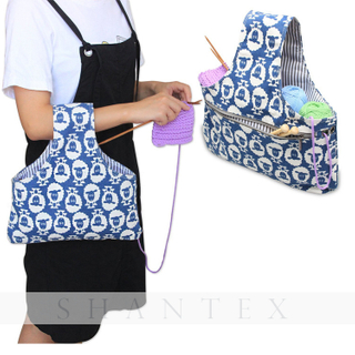 Knitting Tote Bag Yarn Storage Organizer Bag for Small Projects 