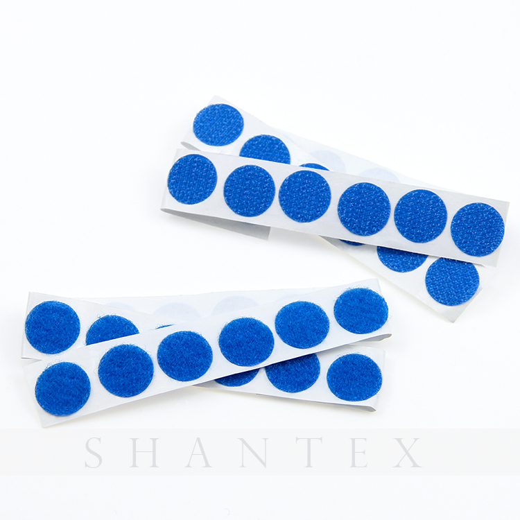 Multi Usage17mm Diameter Sticky Hook And Loop Coin Hook And Loop