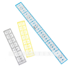 Rectangular Design Ruler Florescent Color Perspex Template Neon Yellow Acrylic Quilt Ruler